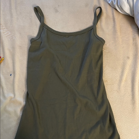 No Boundaries Olive Green Tank Top - Picture 1 of 1